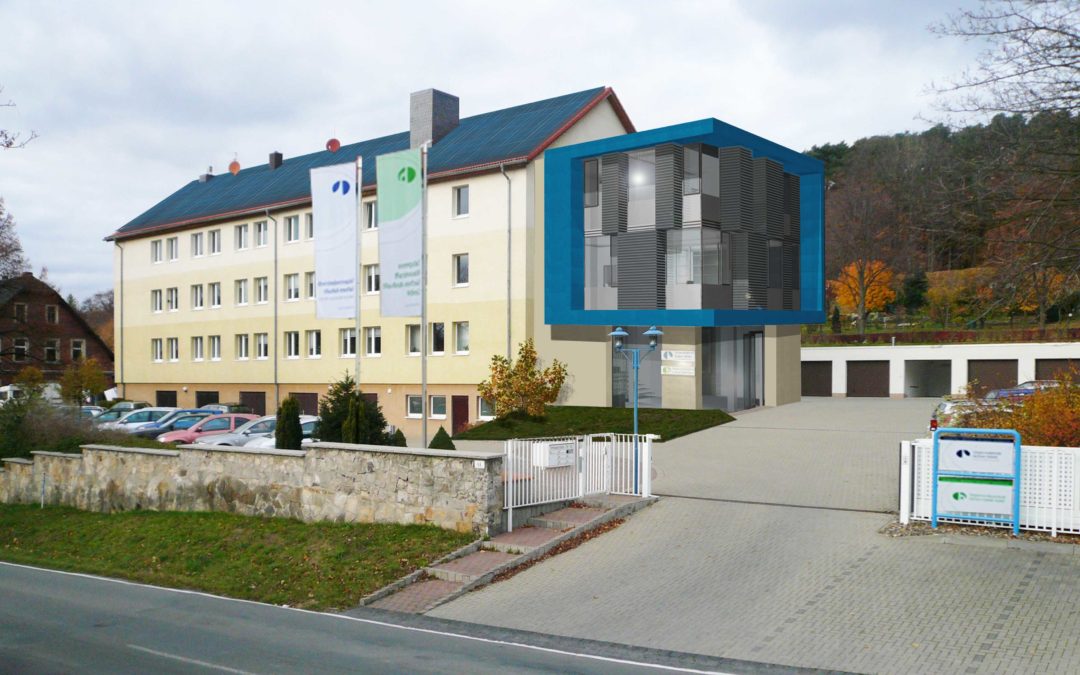 Eweiterung und Neugestaltung des Verwaltungsgebäudes im Talsperrenbetrieb Sachsen-Anhalt in  Blankenburg