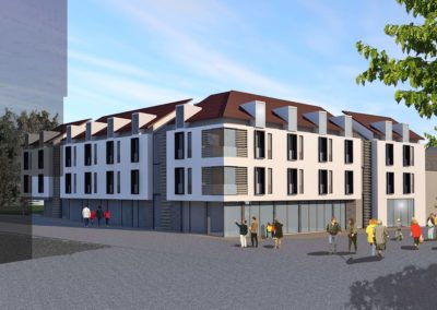 Realisierungswettbewerb Ersatzneubau Wohn- und Geschäftshaus Markt 14-16 in Schönebeck (Elbe)