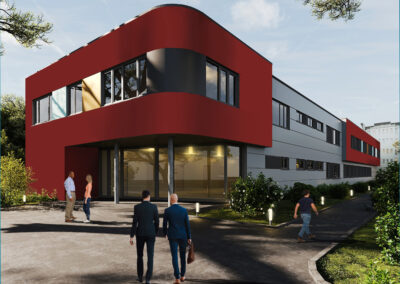 Neubau Verwaltungsgebäude zur Unterbringung der ZASt, der Ausländerbehörde und des Sozialamtes des Landkreises Harz